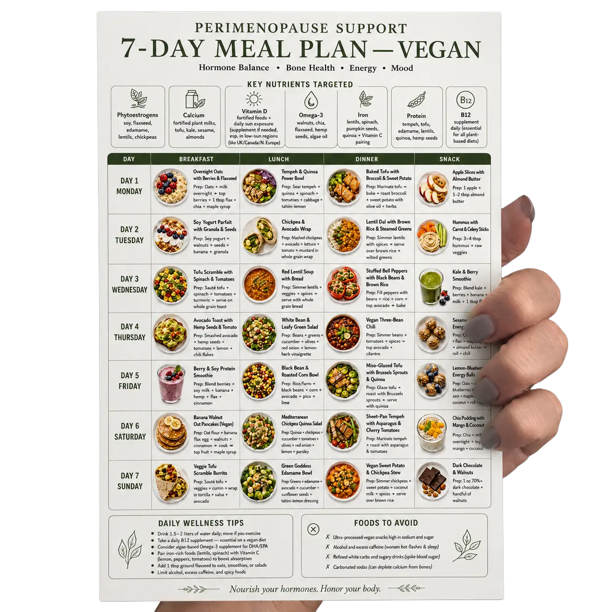 Vegan Meal Plan